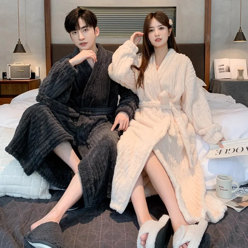 Camisola de casal feminina outono e inverno engrossada — foto 2