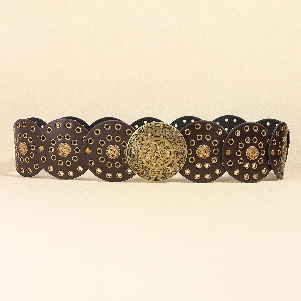 Title 5, Retro Personality Mens And Womens Belts Exagg...