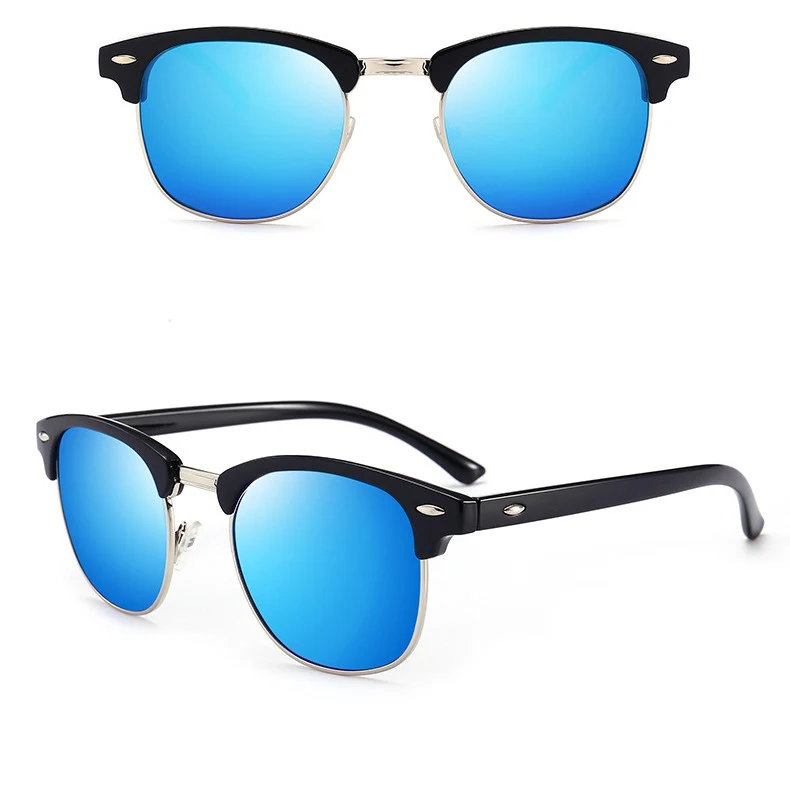 Óculos de Sol Polarizados Vintage Masculinos Moda Proteção UV Conforto Visão Clara Estilo Clássico Ideal para Dirigir e Uso Diário — foto 3