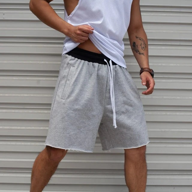 Title 1, Sports Frayed Five-point Pants Trend