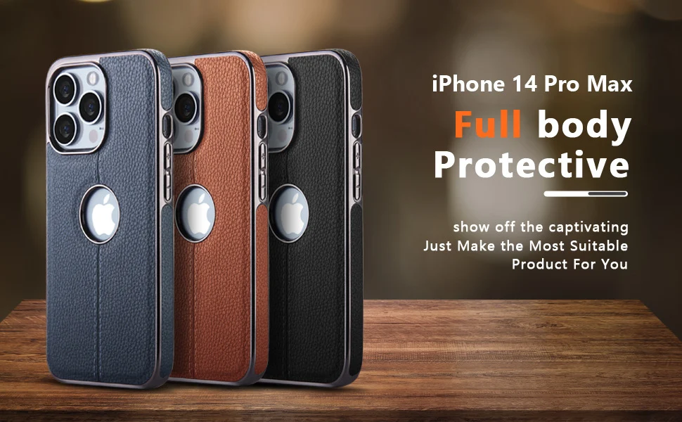 Title 1, Electroplated Car Line Leather Cell Phone Case....