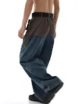 American-style Retro Patchwork Multi-pocket Denim Overalls, offering a casual and functional vintage look for everyday w — photo 4