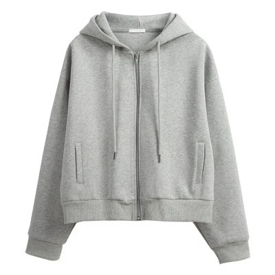 Title 5, All-Match Hong Kong Style Loose Hooded Cardigan