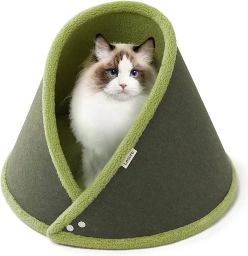 Title 6, Cama para Gato de Feltro Semicerrada Universal ...