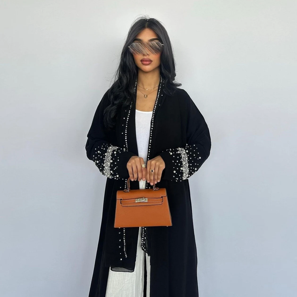 Title 7, Womens Bubble Bead Cardigan Robe Dress with He...
