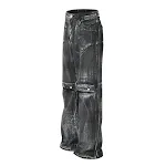 Men's fashion personality painting splash-ink jeans. Stylish and unique jeans for a bold look. Perfect for adding person — photo 9