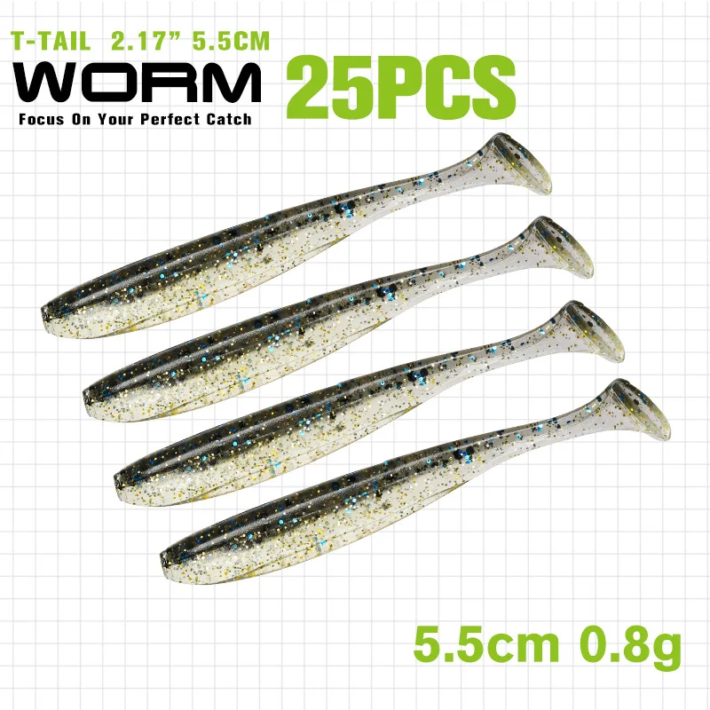 Title 7, T-Cola Softworm 55 75mm Cebo Artificial Simula ...