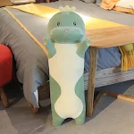 Boneca de pelúcia de dinossauro macia e fofa, travesseiro perfeito para abraçar, brincar e decorar, um presente ideal para crianças. — foto 3