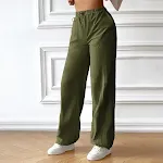 Pantalon Large Femme Casual Ample et Confortable Style Décontracté Jambes Larges pour un Look Tendance et Agréable Parfait pour Toutes les Occasions — photo 2