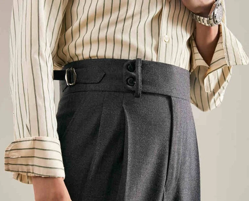 Title 4, Paris Buckle Adjustable Business Gentleman Stra...