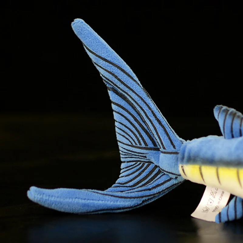 Title 8, Pelúcia Realista de Marlin Azul Brinquedo de Pe...