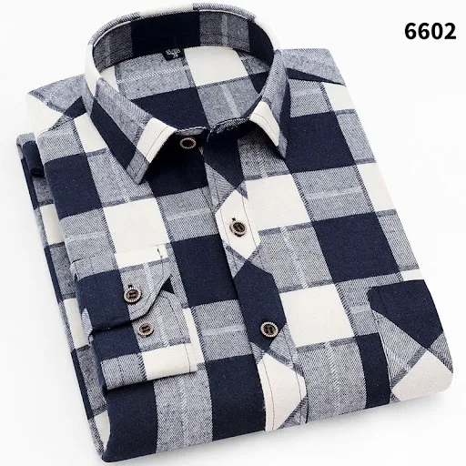 Title 2, Mens Long Sleeve Plaid Fashion Casual Shirt