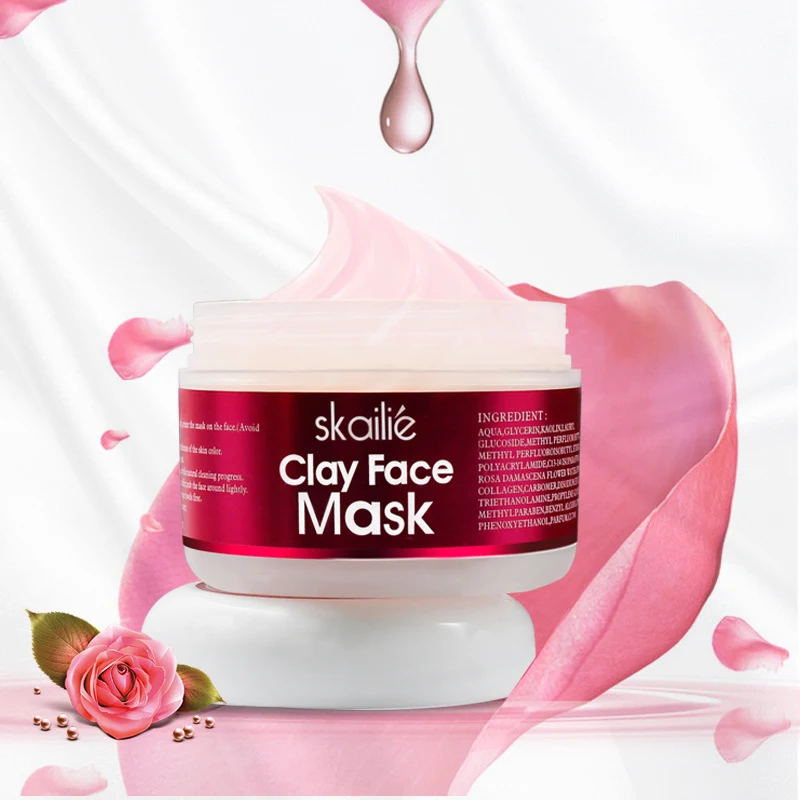 Title 4, Máscara Skallie Clay Face Rose para Limpeza e R...