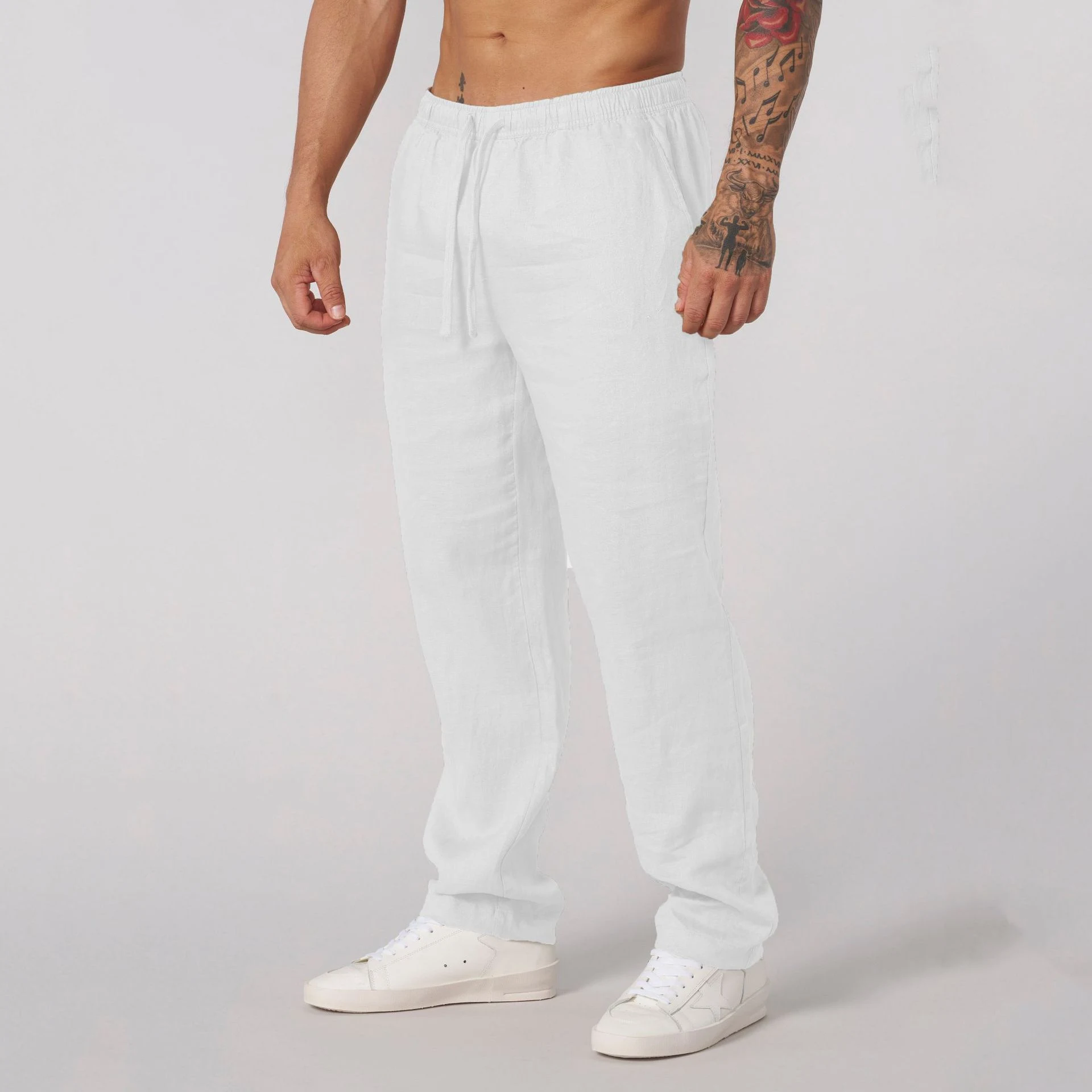 Title 6, Mens European and American Casual Cotton Breat...