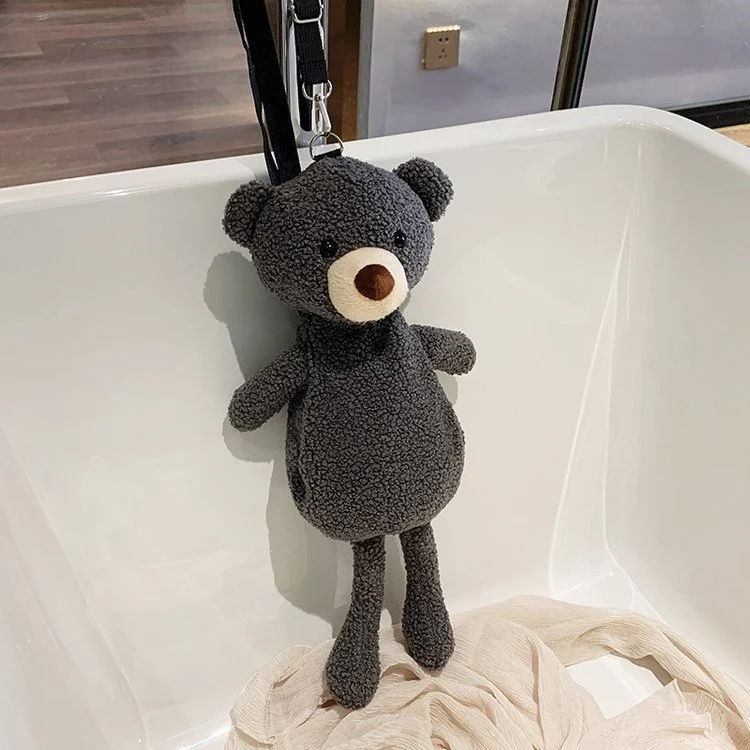 Title 5, Super fire cute bear plush bag for women, a sty...