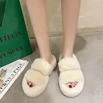 Fuzzy Slippers Women House Shoes Fluffy Bedroom Slippers Provide warmth and comfort for relaxed feet at home. Perfect fo — photo 3