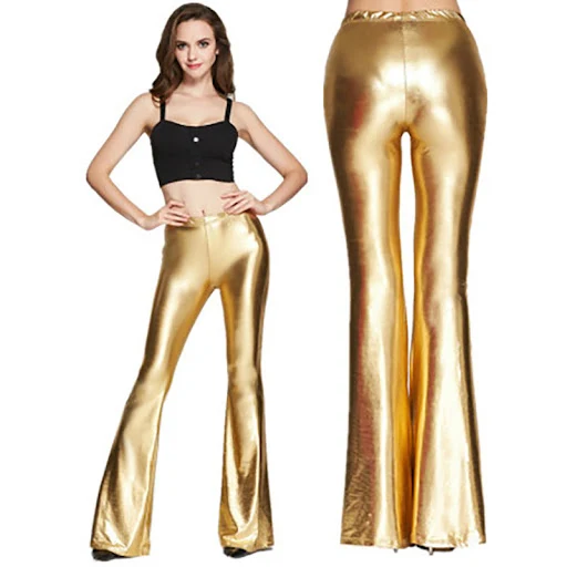 Title 10, Dames fashion broek met elastische taille en fl...