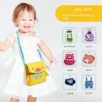 Mochila Escolar Montessori para Bebê Brinquedos Educativos de Educação Infantil Estimula o Desenvolvimento e a Exploração, Aprendizado Divertido. — foto 2
