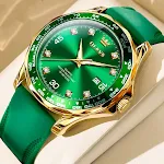 Relógio Submariner Verde Quartzo Luminoso Masculino Desfrute de um relógio resistente e elegante, com mostrador luminoso, perfeito para uso diário e aventuras. — foto 9