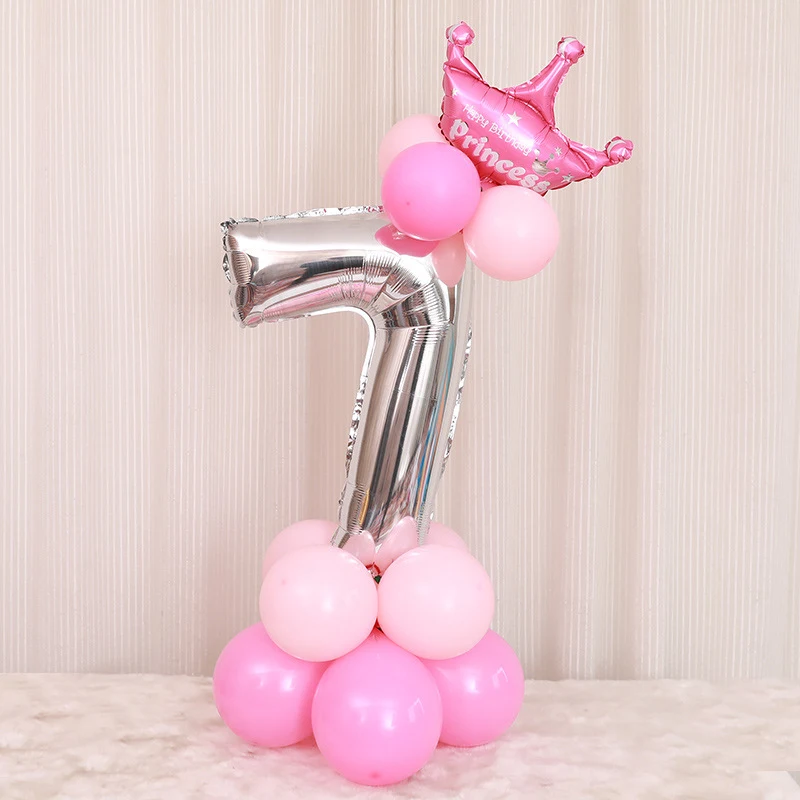 Aluminium-Ballons für Geburtstagsfeiern Dekoration für jeden Geburtstag. Einfach aufzublasen, langlebig und perfekt für unvergessliche Momente. — foto 27