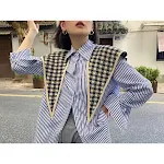 Black and white plaid