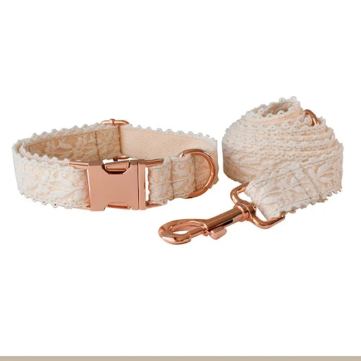 Title 10, Leaf Lace Pet Collar Bow Metal Buckle. Stylish ...