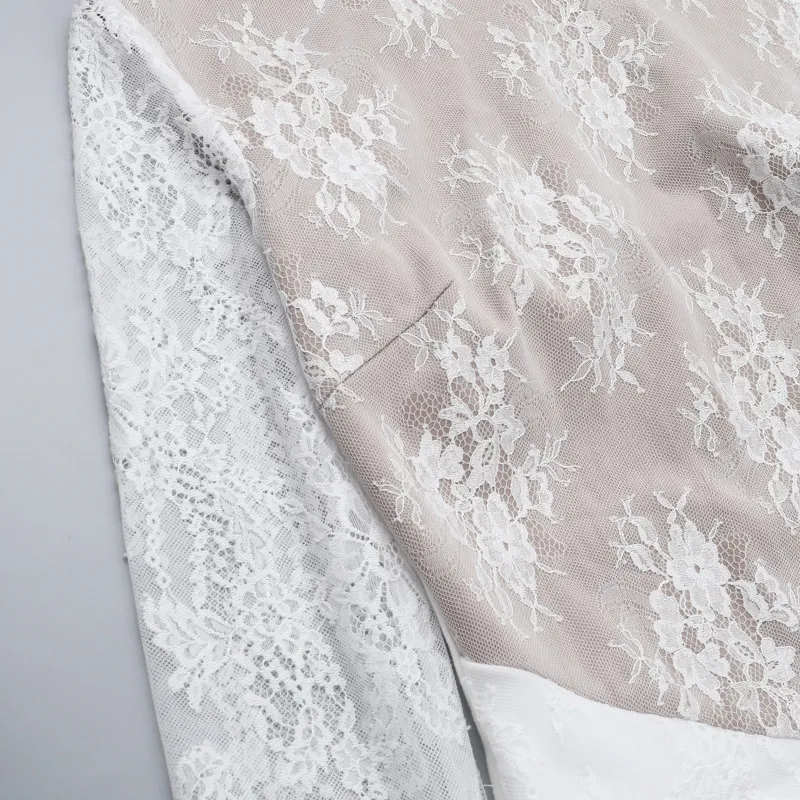 Title 3, Slim Lace Long Sleeve Dress for Women, a stylis...