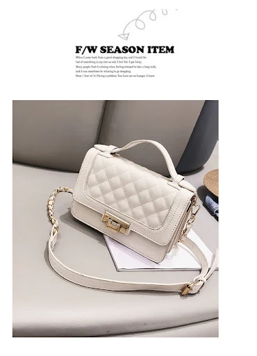 Title 10, RHombus atmosférico de moda bolsa quadrada