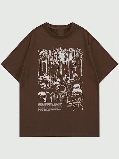 Title 5, Mens short sleeve casual stylish printed round...
