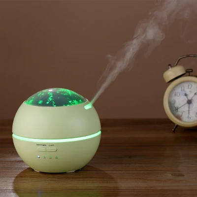 Mini Home Wood Grain Aroma Diffuser Humidifier, Improves Air Quality with Aromatherapy and Humidity, Creates a Relaxing — photo 4
