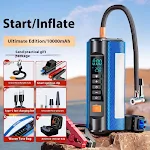 All-in-One Emergency Car Jump Starter Power Supply Starts Dead Batteries Quickly Portable Charger LED Light Safety Featu — photo 5