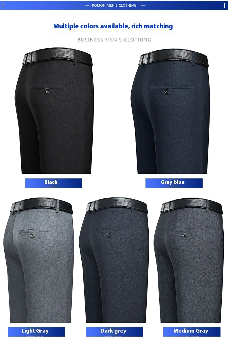Title 21, Pantalones Rectos de Hombre Holgados Cintura Al...