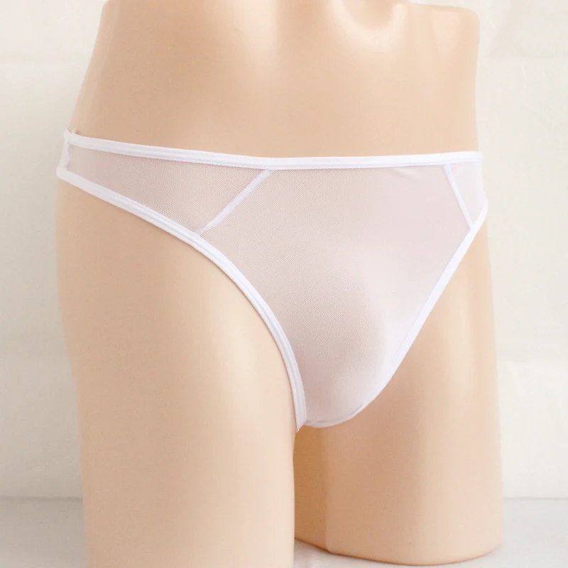 Calzoncillos finos y transparentes para hombre con malla de alta elasticidad, transpirables y cómodos, perfectos para un ajuste ligero y sexy — foto 4