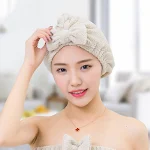 Quick drying thickening hair cap. Absorbs water, adds volume, and dries hair faster. Perfect for quick drying and adding — photo 2