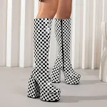 Neue Damen High Boots Herbst und Winter Warme und Stilvolle Stiefel für Damen Maximaler Komfort und Schutz vor Kälte Ein Must-Have für den Winter — foto 3