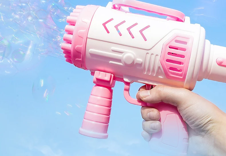 Title 2, 37-Hole Childrens Gatling Rocket Handheld Bubb...