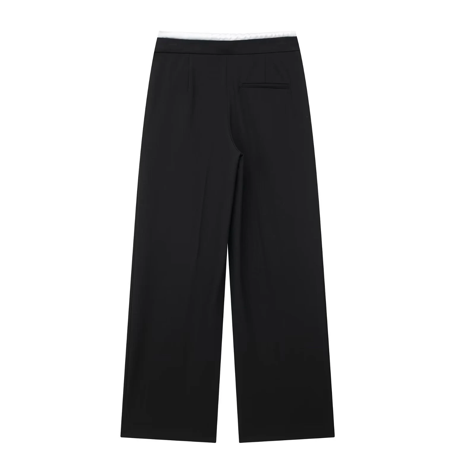 Women's Casual Versatile High Waist Slimming Wide Leg Pants, Comfortable Fit, Flattering Silhouette, Wide Leg Design, Pe — photo 2