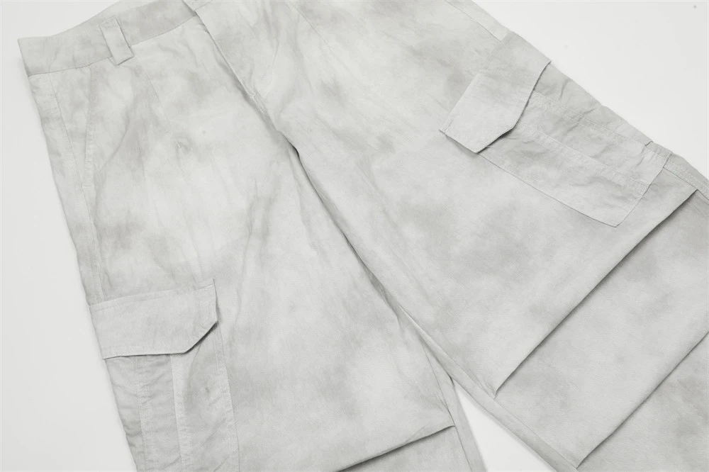 Title 9, Inkjet Casual Wide-leg broek voor heren, stijlv...
