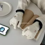 Bear Embroidery White