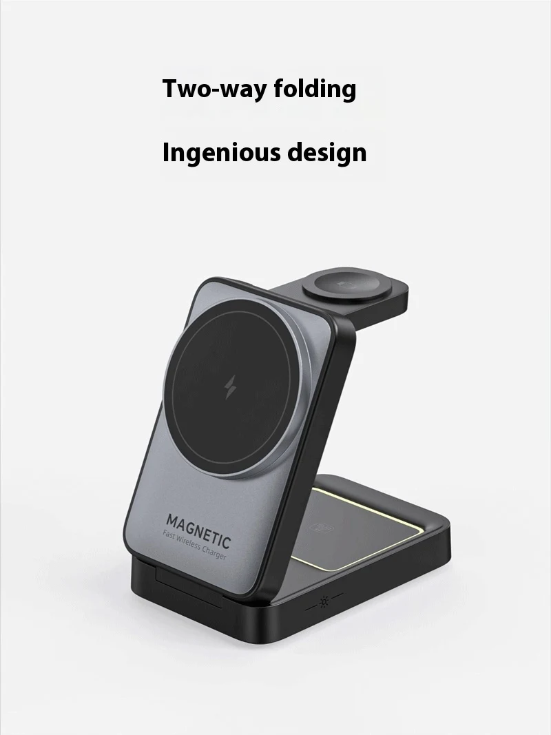 Title 6, Folding Magnetic Three-in-one Wireless Charger ...