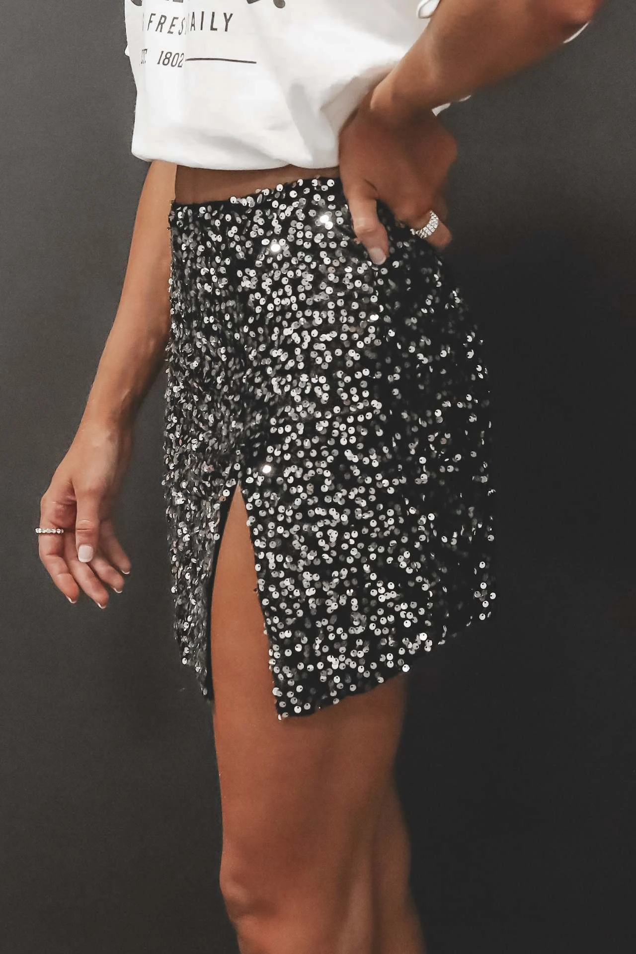 Title 12, Gonna con paillettes da donna per performance i...