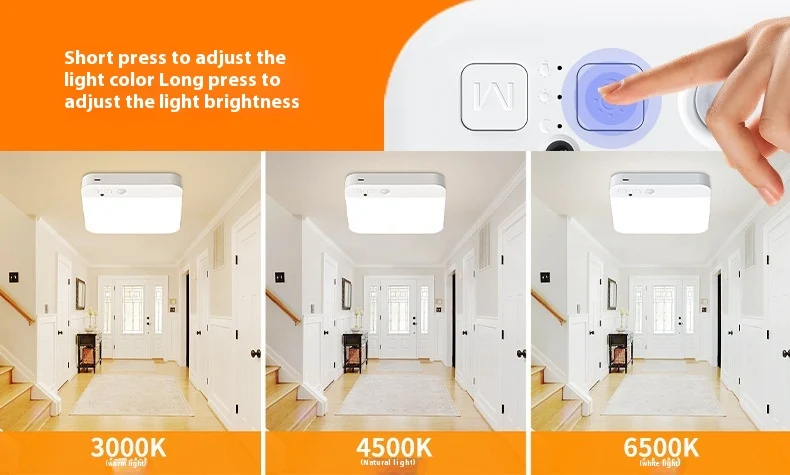 Title 2, LED Ceiling Lamp with Infrared Sensor for Corri...