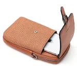 Bolsa de ombro vertical para celular, transporte seu smartphone com segurança e elegância, leve e prática, perfeita para uso diário e fácil acesso. — foto 1