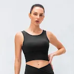 Hardloopfitness, ademend, strak sportyogavest voor dames — foto 6