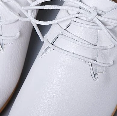 Title 15, Womens little white flat shoes British style f...