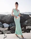 Summer Mint Green Sequin Sling Dress for warm weather. Stylish and refreshing, this dress is perfect for special occasio — photo 15