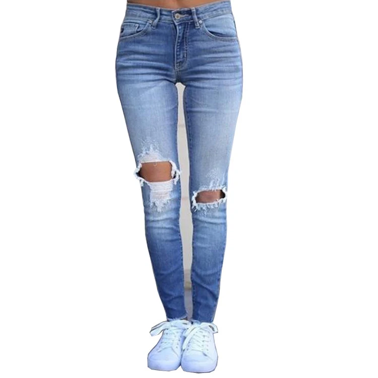 Title 2, Womens Jeans with Ripped Tassels – Embrace eff...