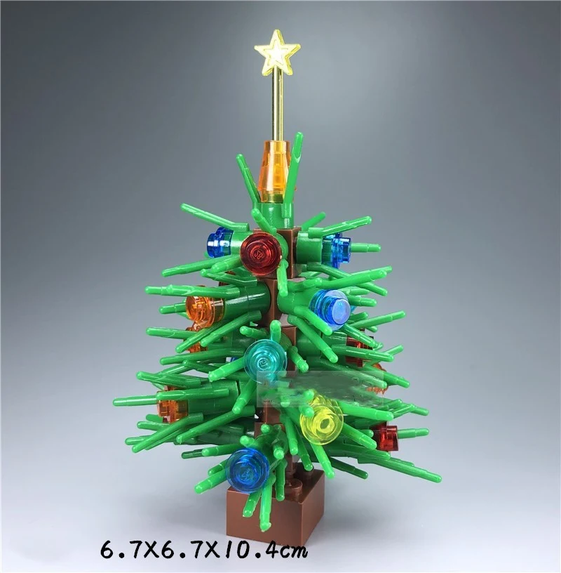 Title 5, MOC small particle building block toy Christmas...