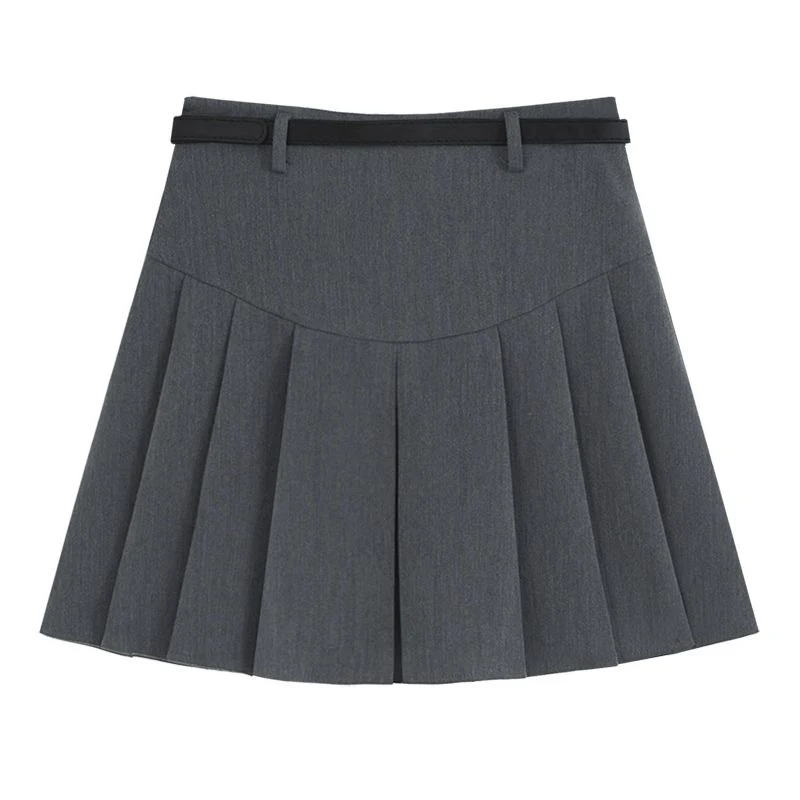 Saia A-Line de cintura alta para mulheres, com efeito emagrecedor e proteção anti-exposição, para um visual elegante e confiante. — foto 10