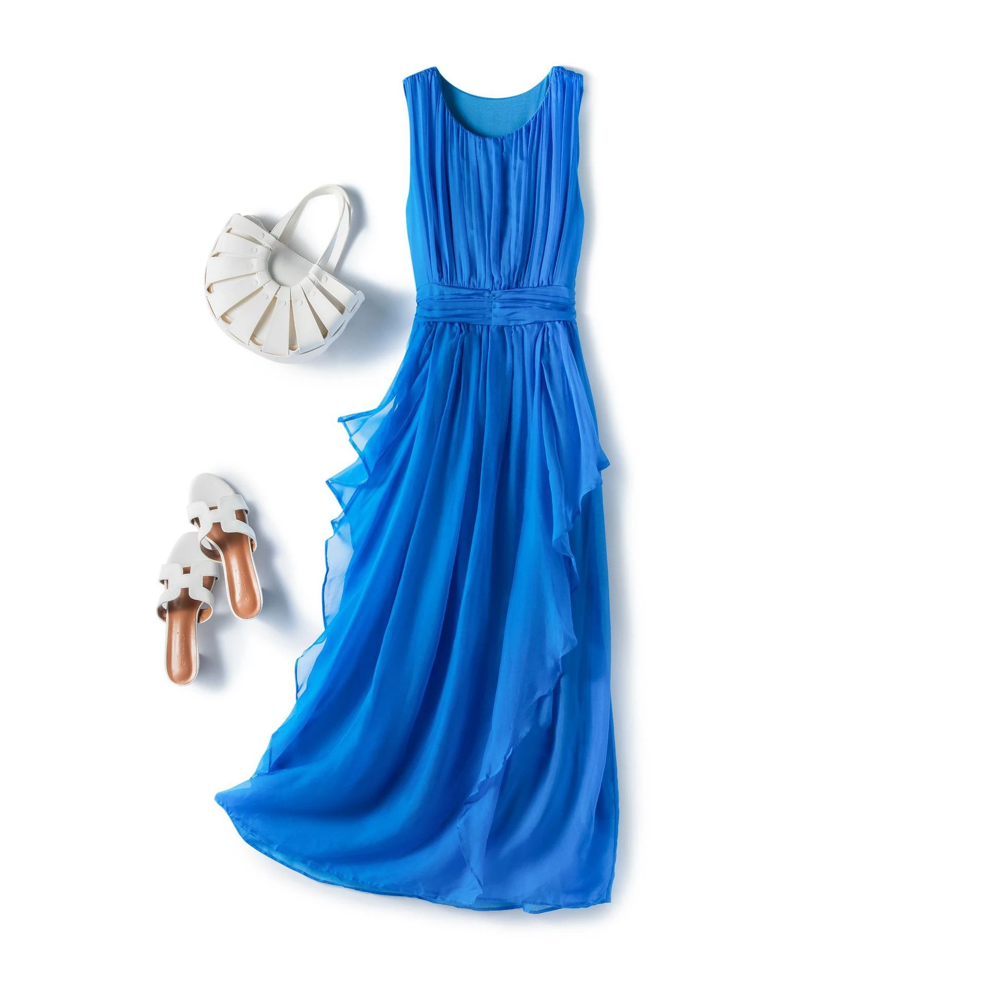 Temperament Zijden Vest Long Skirt jurk, combineert comfort en stijl. Ideaal voor speciale gelegenheden, een elegante en tijdloze keuze. — foto 11